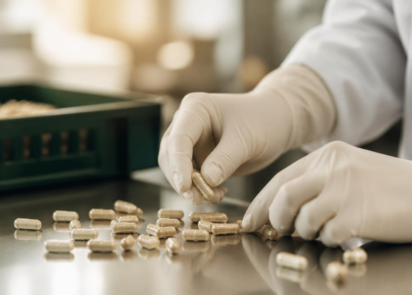 Kvalitetskontroll av kapsler hos Vital Pharma